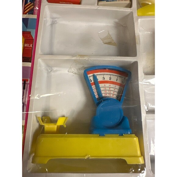 Vintage Play Time Supermarket Grocery Toy Set - Picture 5 of 6